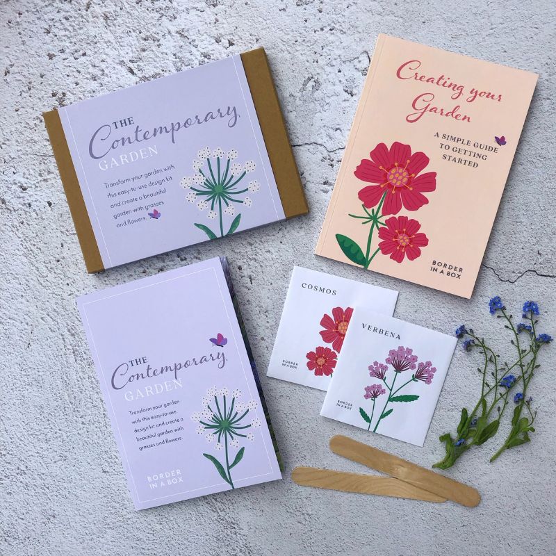 contemporary garden design box contents