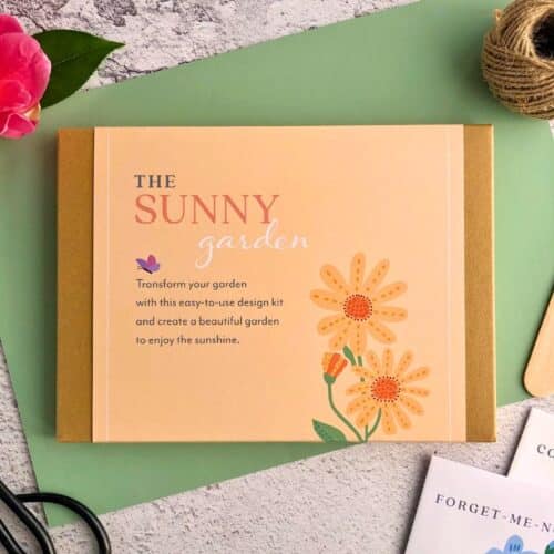 sunny version border in a box garden design kit