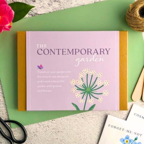 contemporary ready made garden border