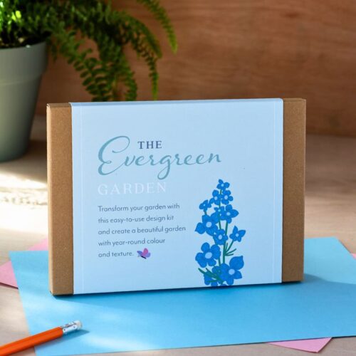 Evergreen garden design kit front of box