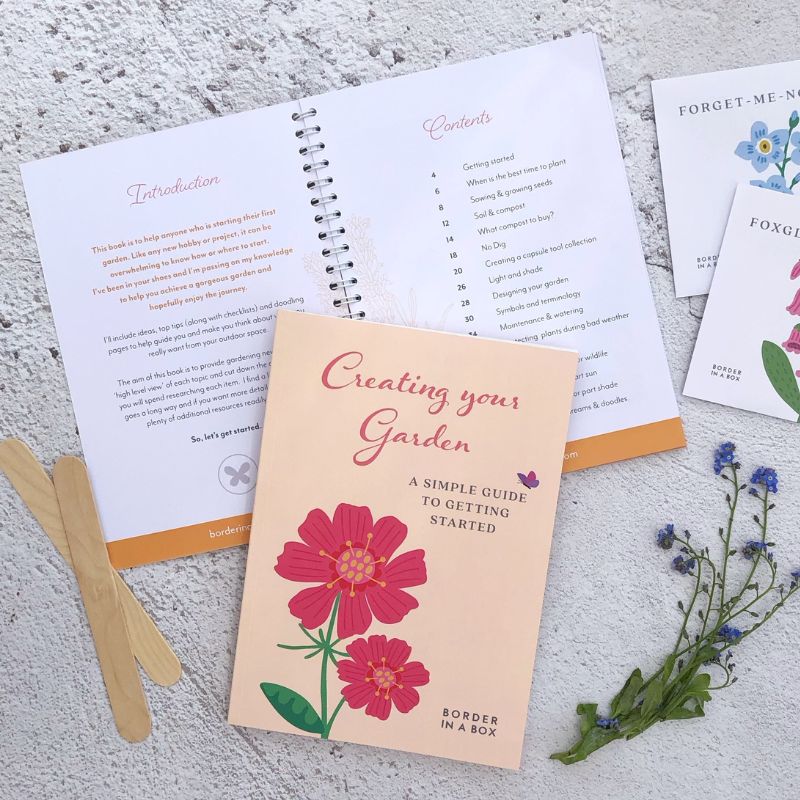 contents page of creating your own garden book