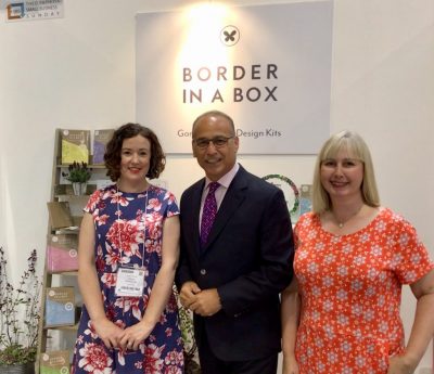 Nikki Hollier, Border in a Box, Theo Paphitis, #SBS, Autumn Fair, Nancy Poller