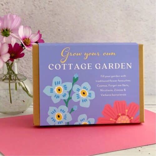 grow your own cottage garden gift box front