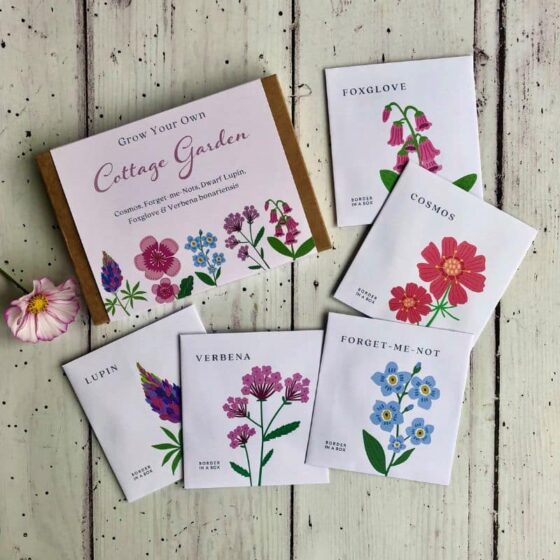 grow your own cottage garden seed packets