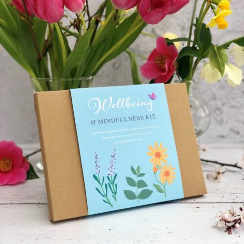 wellbeing and mindfulness gift box front cover