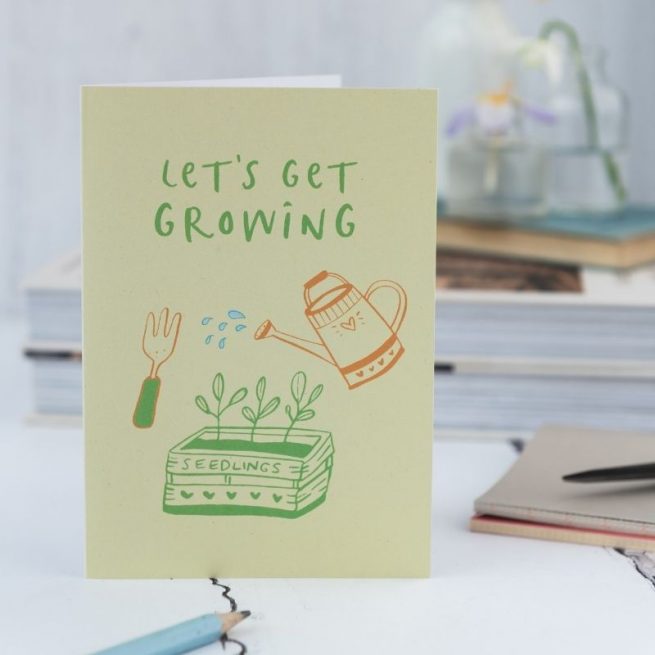 lets get growing with seedling illustration