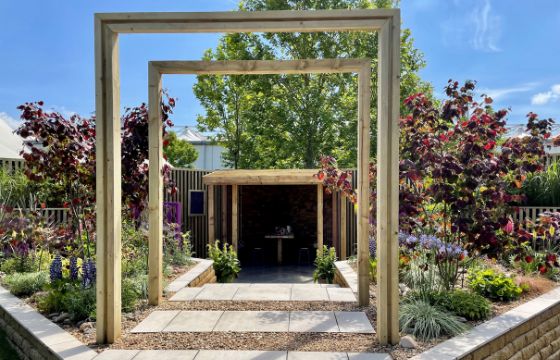 practically plastic free show garden by pip probert at bbc gardeners world live