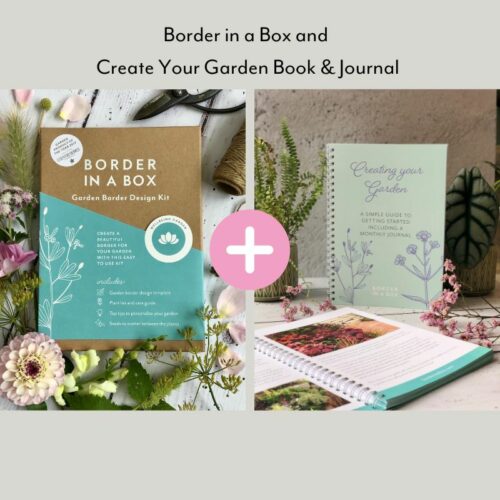wellbeing border in a box and book comination