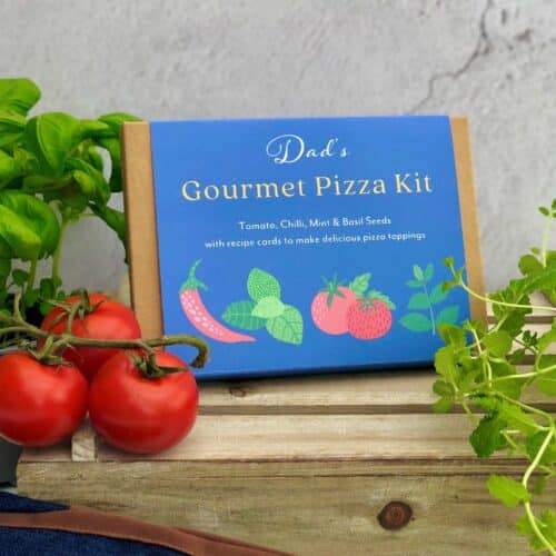 dads gourmet pizza kit front of box