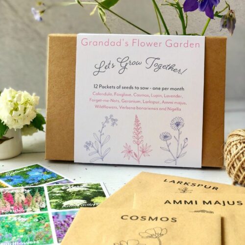 grow your own flower garden gift box