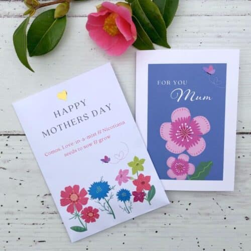 mothers day seed pack and gift card