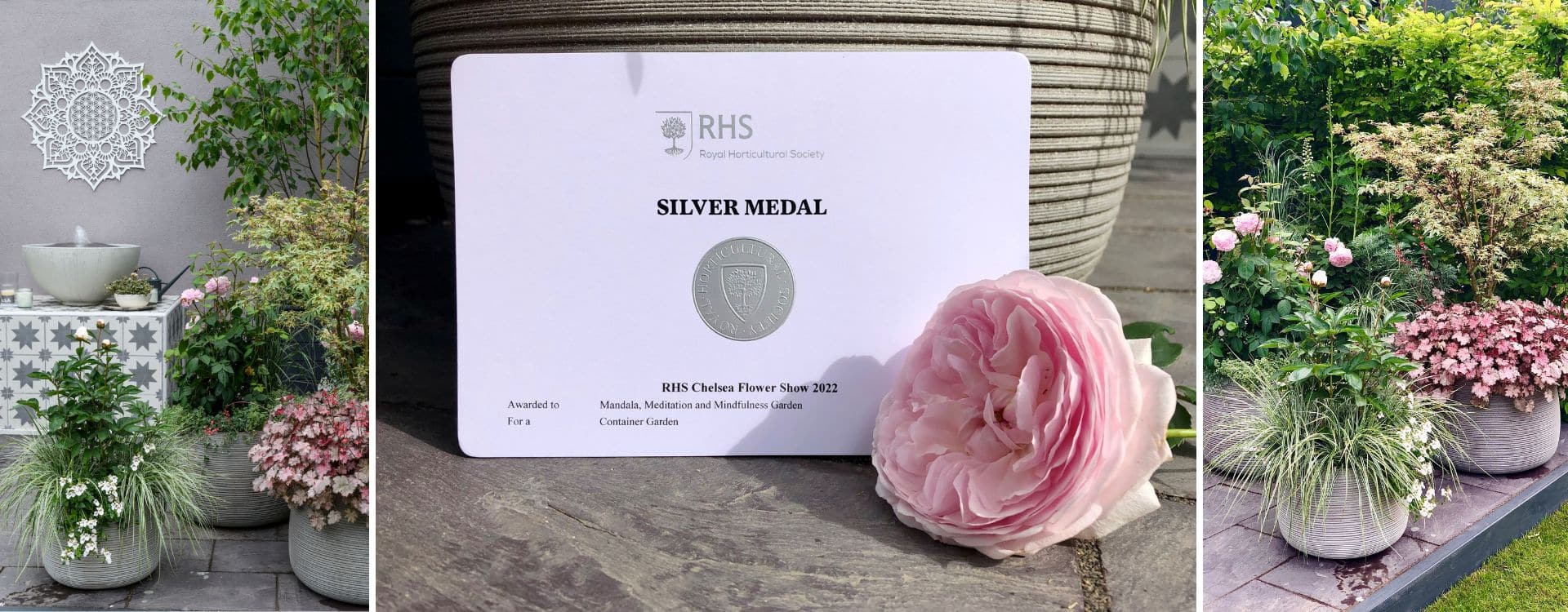 silver medal RHS chelsea flower show 2022 mandala garden