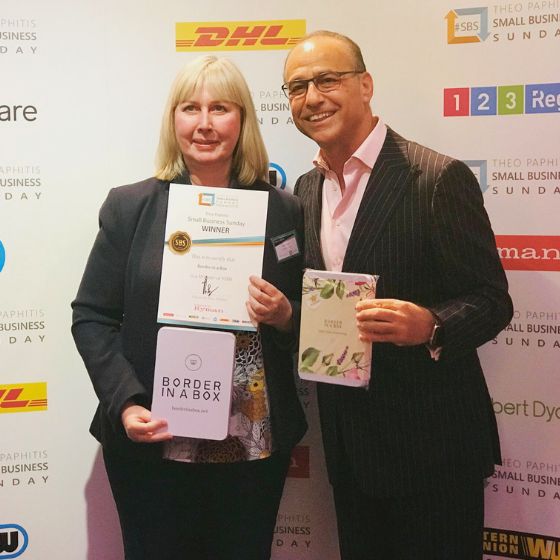 nikki hollier and theo paphitis award