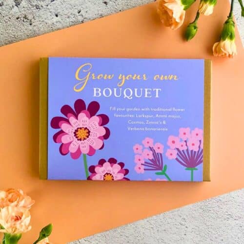 grow your own bouquet gift box flower seeds