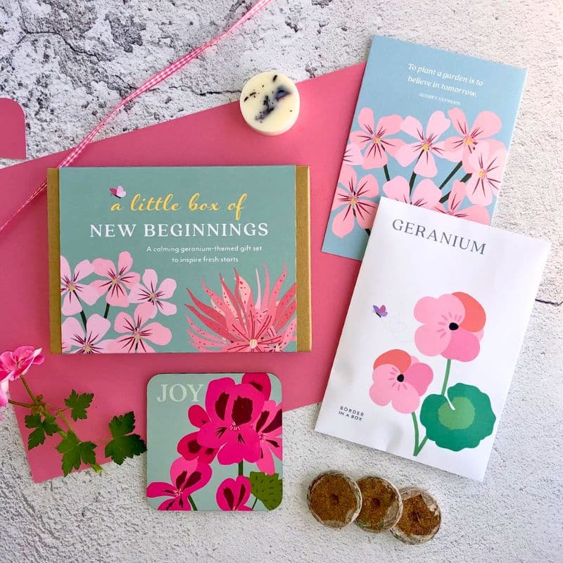 little box of new beginnings gift box and contents