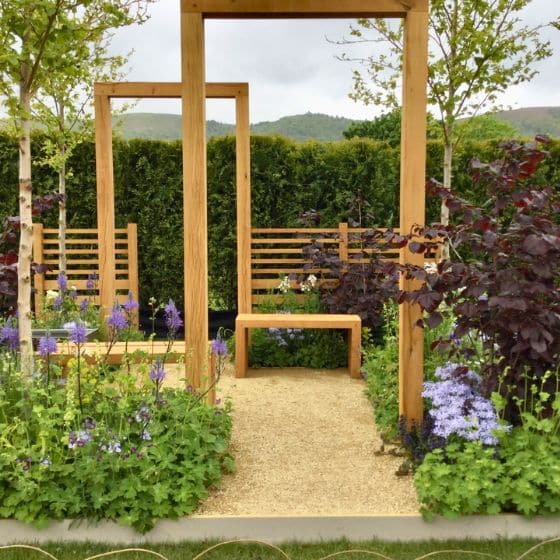 How to Design a Flower Bed in a New‑Build Garden with a pergola idea